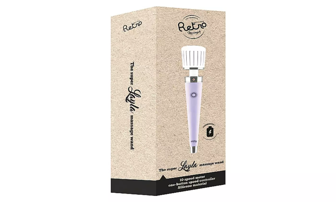 Shots Retro Layla Massage Wand - Second Medium