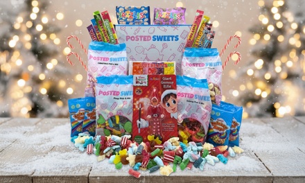 £3 for a 50% Discount on The Ultimate Christmas Sweet Hamper - Posted Sweets