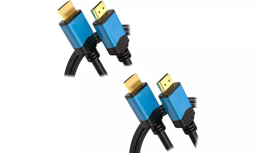 Image 5: 1 of 2 HDMI-kabels 4K van 1,5 m