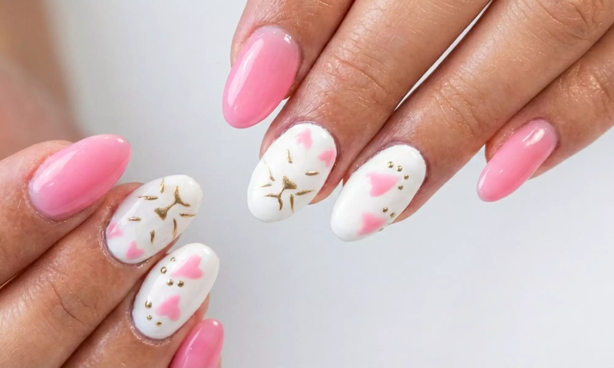 Nail Makeover: Gel Polish Manicure or Full Acrylic Set w/ Design/More