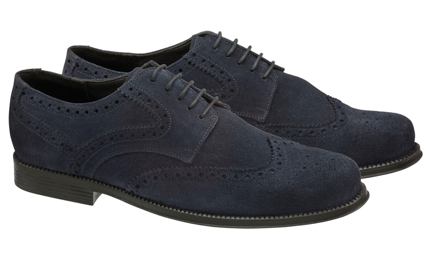 Image 6: Men's Leather Brogue Shoes