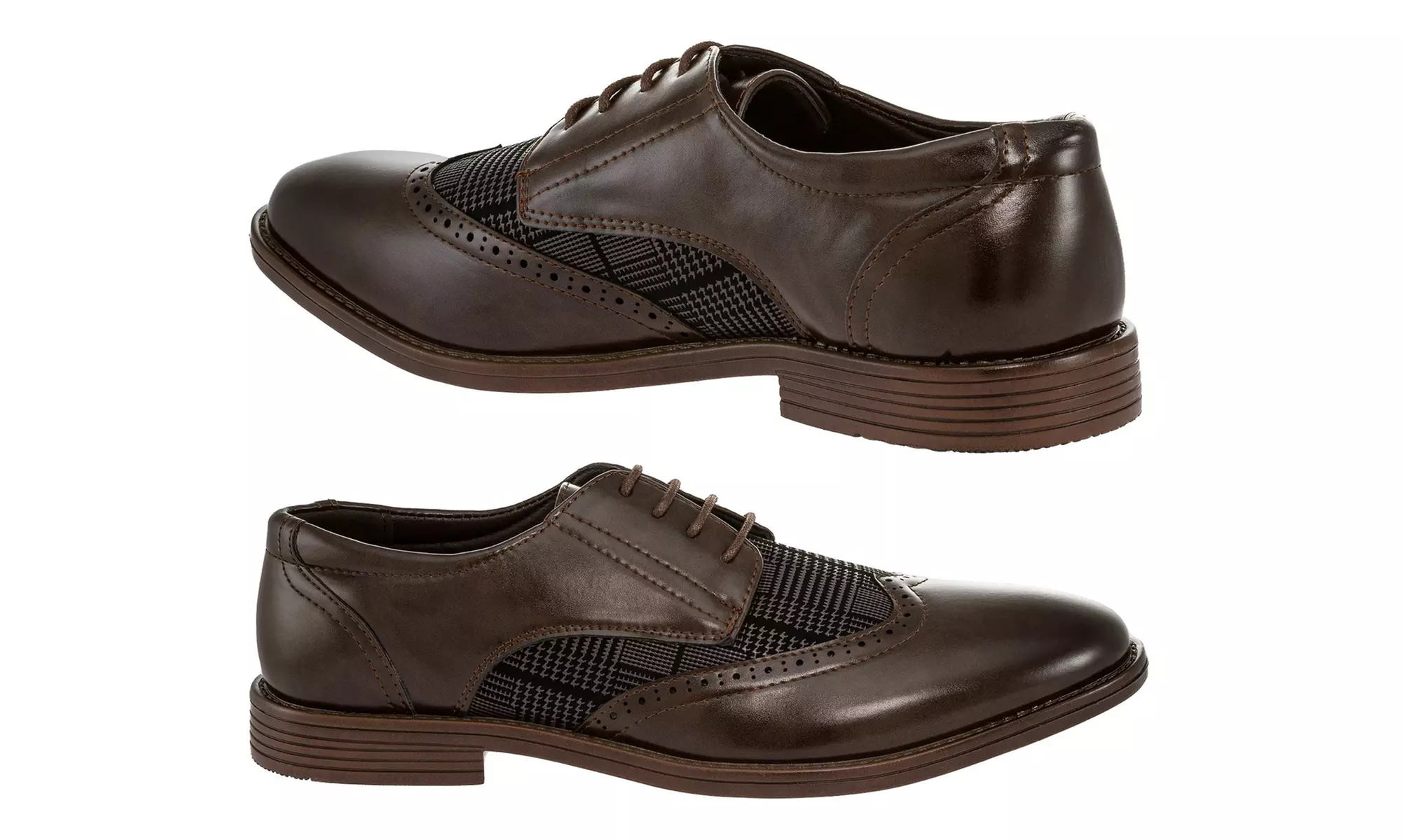 Franco Vanucci Men's Wingtip Lace-up Dress Shoes