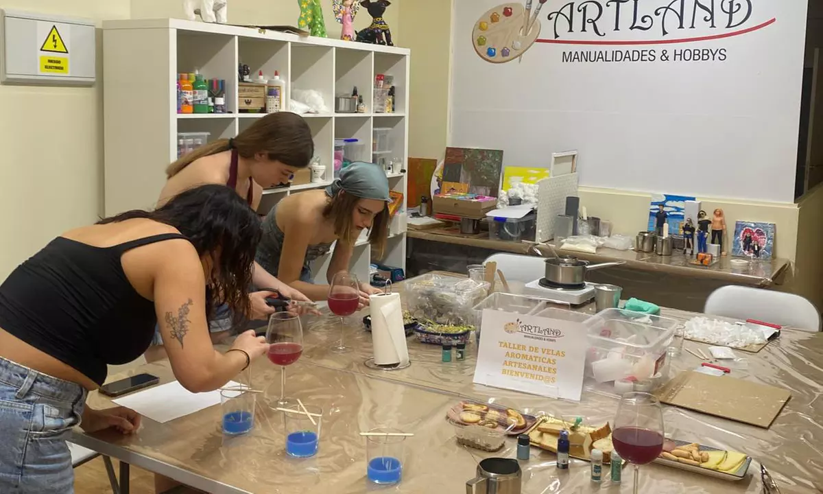 Crea tu propia vela con vino o cerveza y tapas para 1 o 2 personas