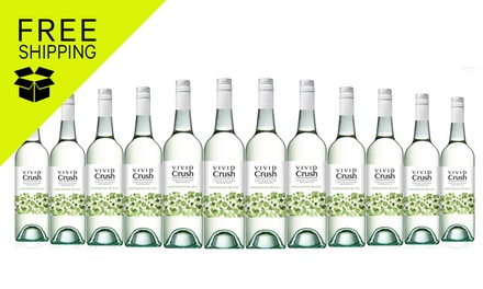 FREE SHIPPING: Vivid Crush Sauvignon Blanc (12 Bottles) - NVSBLSEAVIV12 - Purple Feet Beverages