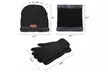 Men's Winter Warm Knit Beanie Hat Scarf Set with Warm Gloves - Second Medium