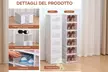 Organizador de zapatos con 6 cajas apilables con cierre frontal transparente - Image 4