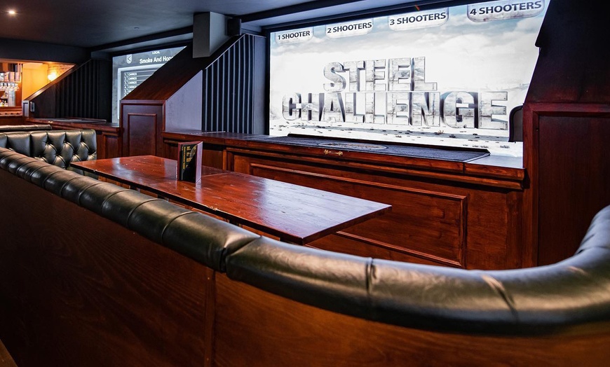 Image 8: Shooting Simulator Thrill with Drinks for 2 or 4 Guests