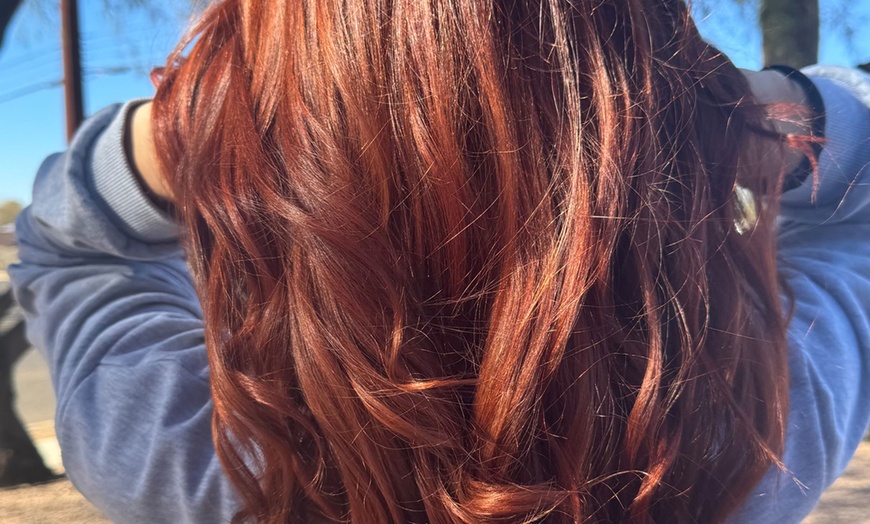 Image 2: Haircut, Condition, and Blowdry w/ or w/o Single Process or Highlights