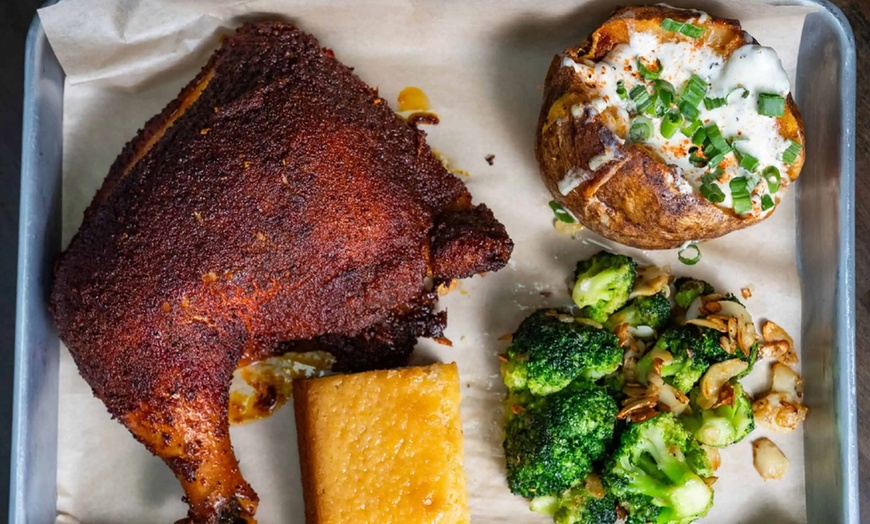 Image 3: Savor a BBQ Feast: Quarter Chicken, Family Meal or $50 Food & Drink 