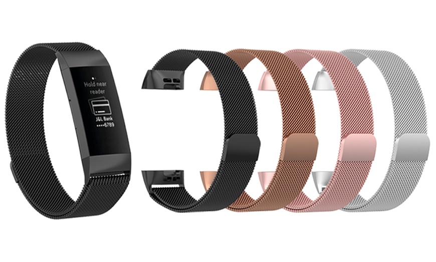 Image 16: Watch Band for Fitbit Charge 3