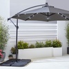 Image 14: Neo 3m Garden Outdoor Waterproof Freestanding Parasol LED Lights 