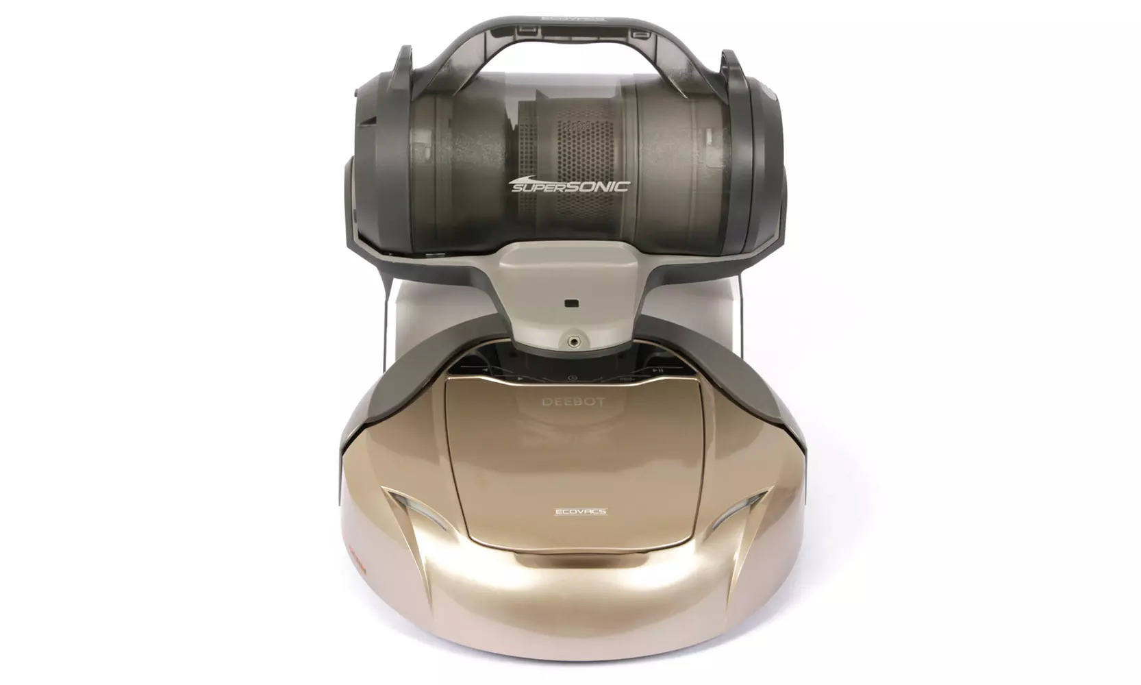 Robot aspirateur Deebot D77 avec base et capteurs de navigation - Primary Image