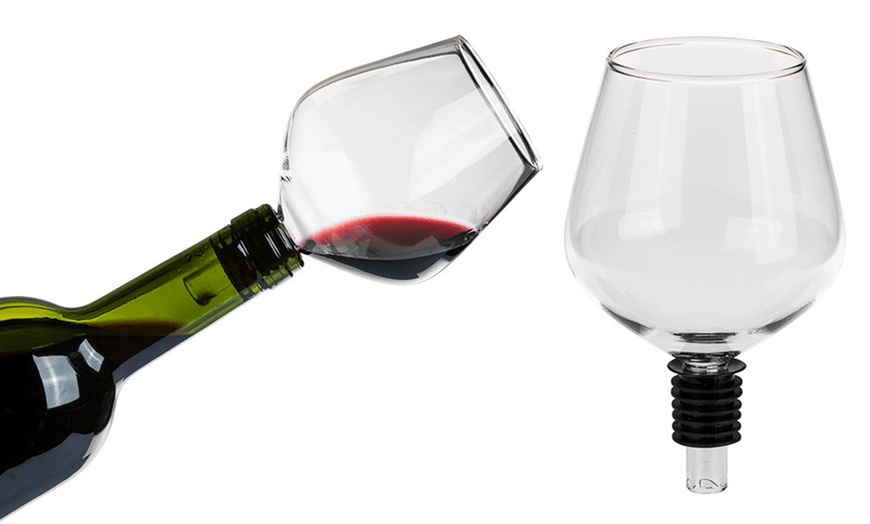 Image 3: Wine Glass Bottle Stopper