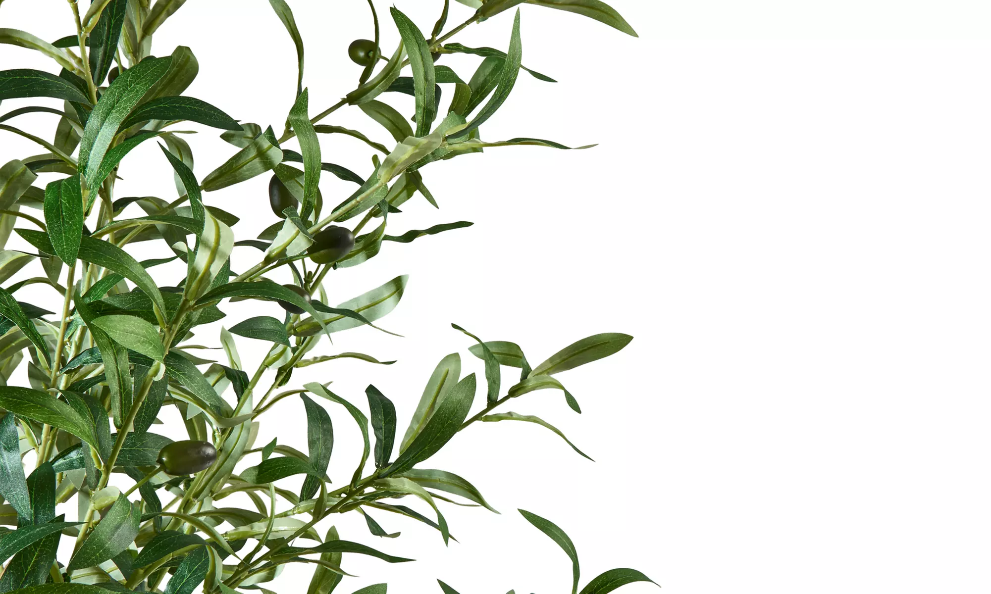 Realistischer Kunststoff-Olivenbaum