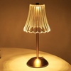 Image 4: Set of Two Crystal Metal Touch-Control Table Lamp Set