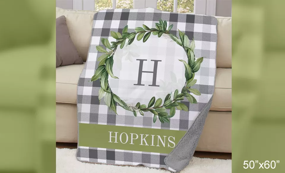 Stay Cozy with Personalized Family Sherpa Blankets