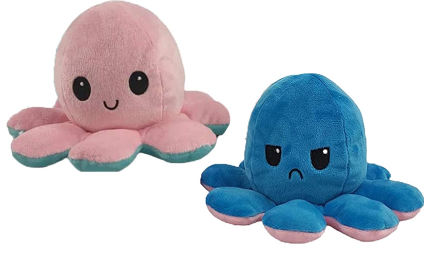 Image 35: Reversible Plush Octopus Toy