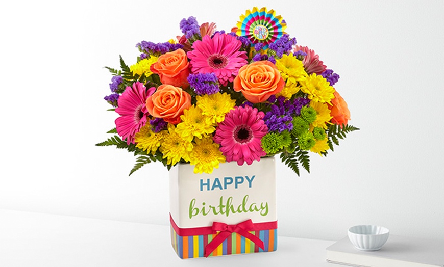Image 1: Same-Day Birthday Flowers & Gifts Delivery from FTD.com (Up to 17% Off)
