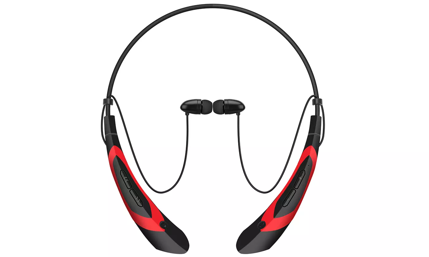 iMounTEK Bluetooth Neckband Wireless Headset with Adjustable Streamlined Design