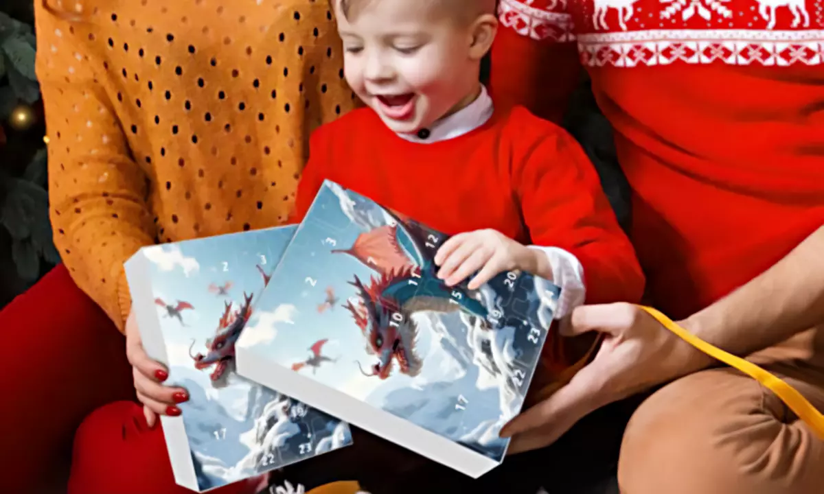 Dragon Baby Pendant Christmas Advent Calendar Blind Box - Second Medium