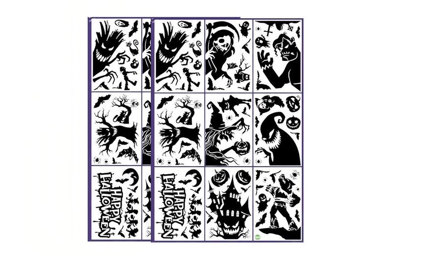 Image 4: 9- or 18-piece Halloween Electrostatic Window Decoration Papers