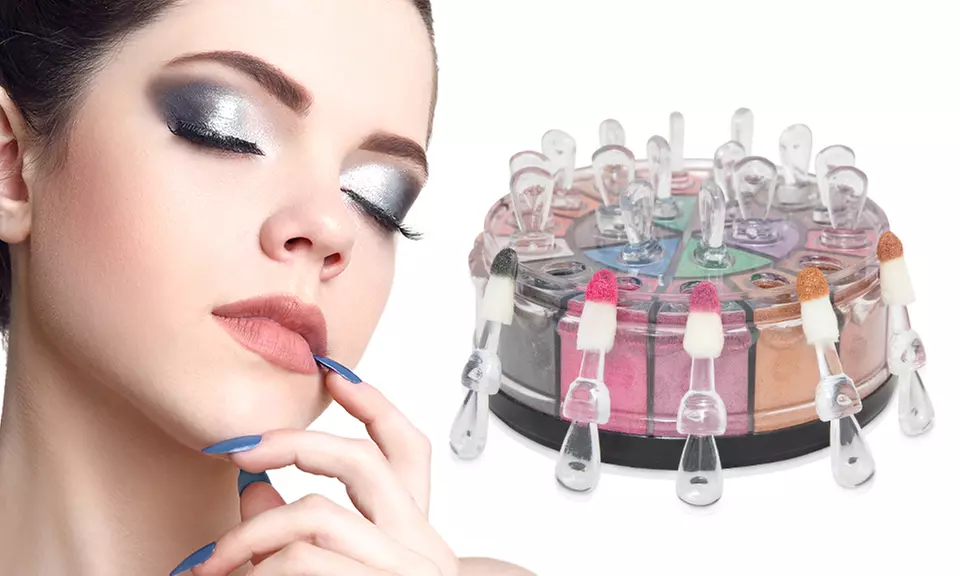 1 ou 2 palettes fards à paupières 20 nuances en forme de carrousel - Primary Image