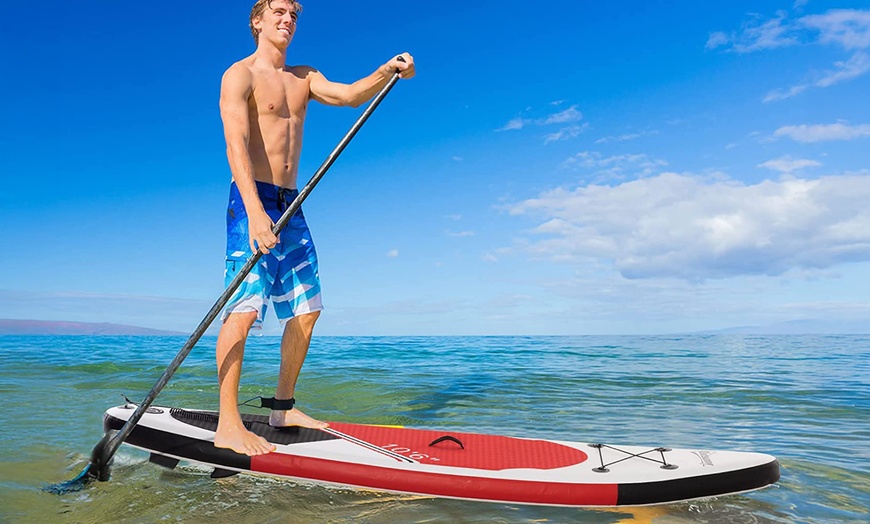 Image 7: Outsunny Inflatable Paddle Boards