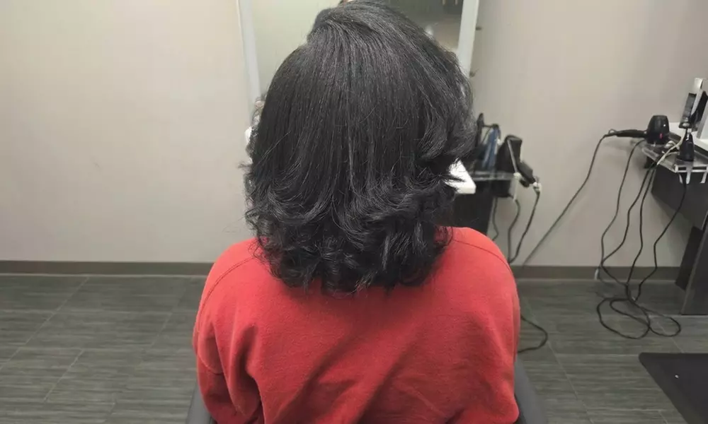 Quick Weave, Silk Press Deluxe with Optional Trim, or Sew-In Install