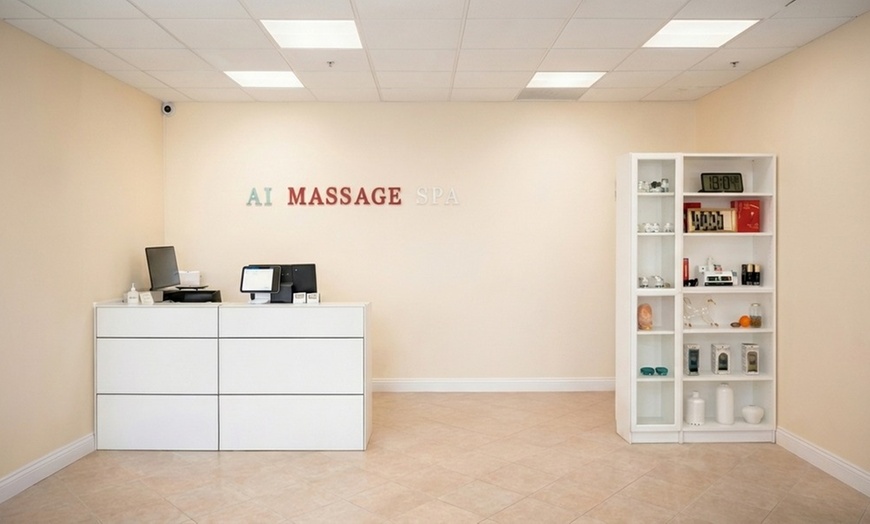 Image 13: 70-Minute AI and Therapist Hybrid Massage with Red Light Recovery