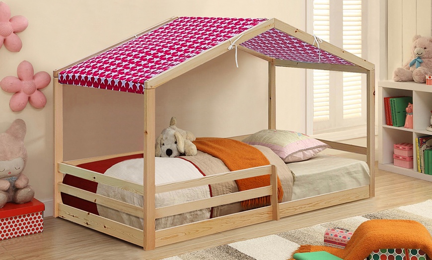 Image 9: Crewkerne 3ft Wooden House Style Bed