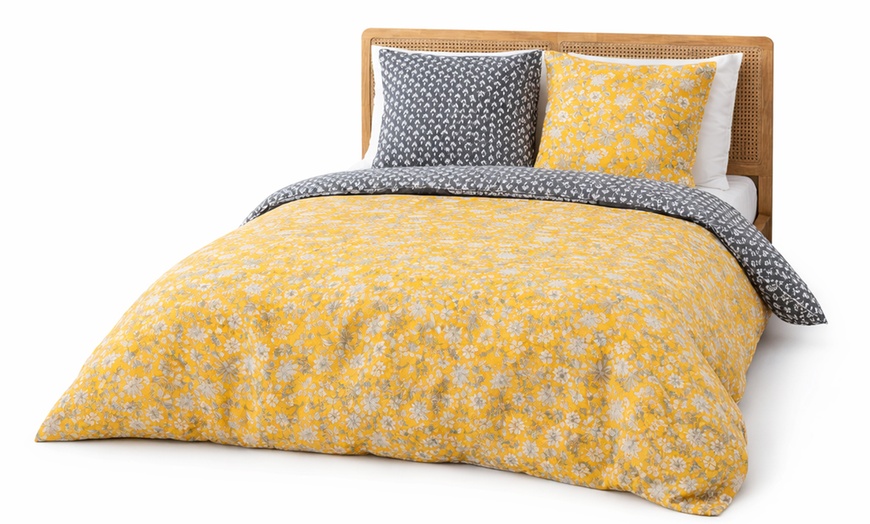 Image 4: Parure de lit réversible en coton