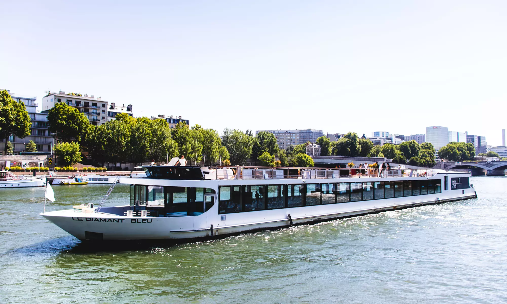 Croisière avec brunch à volonté pour 1 ou 2 pers. avec Le Diamant Bleu