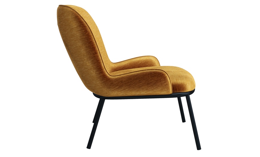 Image 6: Fauteuil vintage "Edvin" en tissu de Doosense