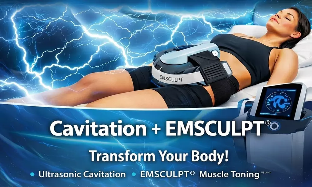 Melt Fat & Tone Muscle with Cavitation, EMSculpt & Mesotherapy