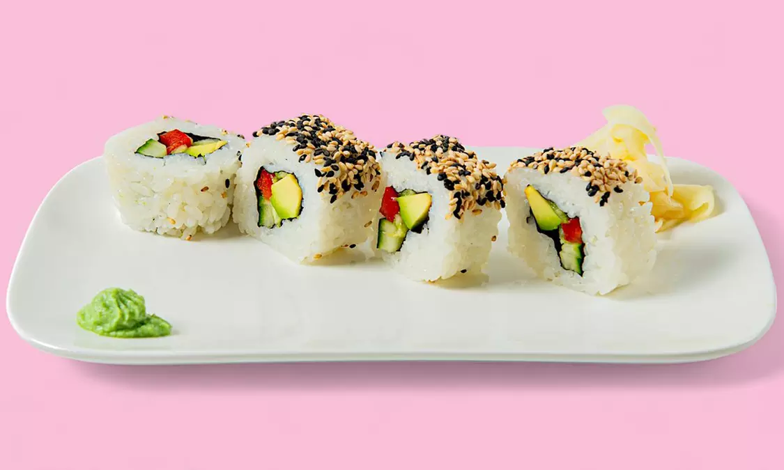 Veggie Sushi Box mit 20 oder 40 Stück zum Mitnehmen für 1 Person