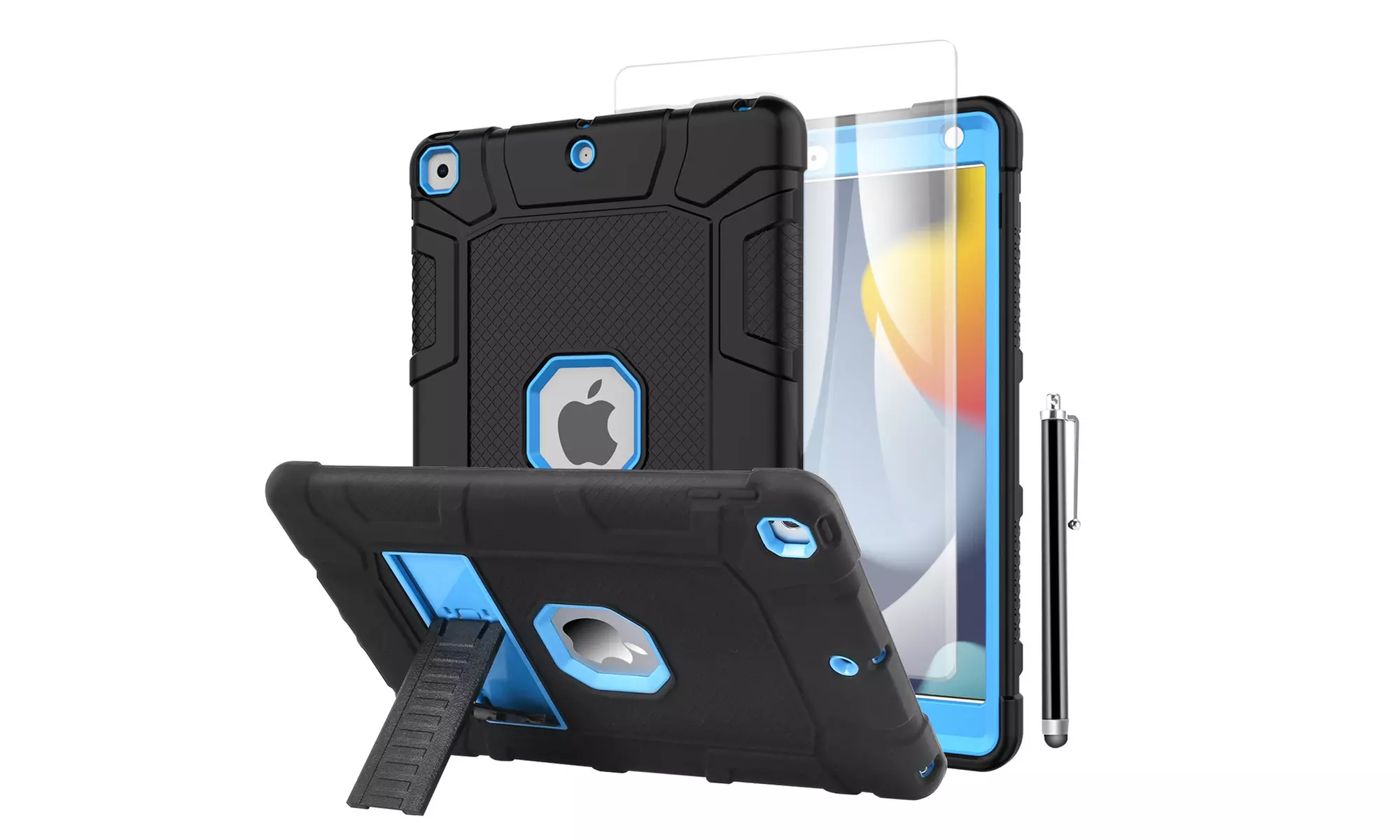 Case For Apple iPad 9th Generation 10.2" 2021 Heavy Duty Screen Protector Pen