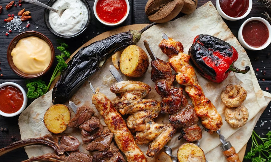 Enjoy Two Courses of Greek Cuisine for One, Two, or Four People