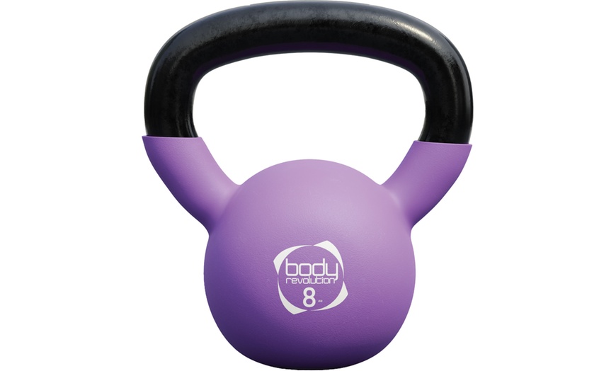 Image 3: Body Revolution Neoprene Kettlebells