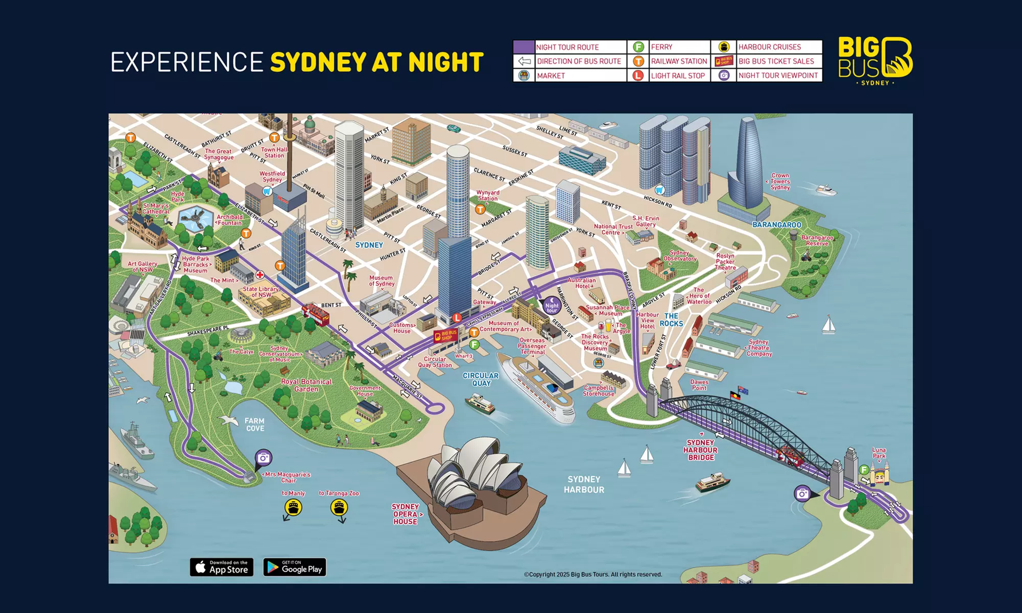 Experience Sydney’s Landmarks Illuminated on an Open-Top Bus Tour