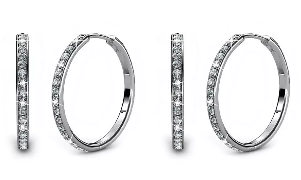 Boucles d’oreilles chic en cristal