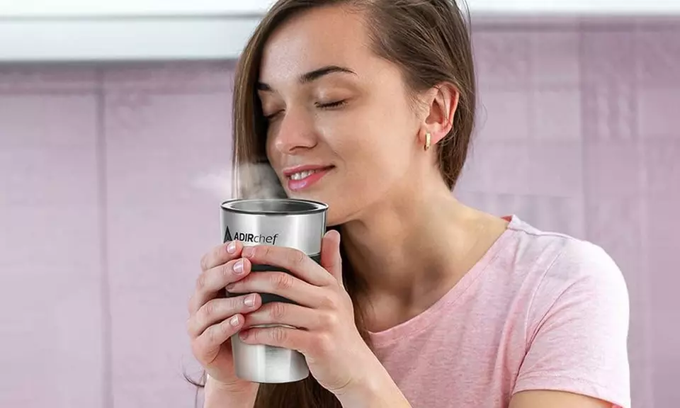 AdirChef Travel Coffee Mug 15 Oz 