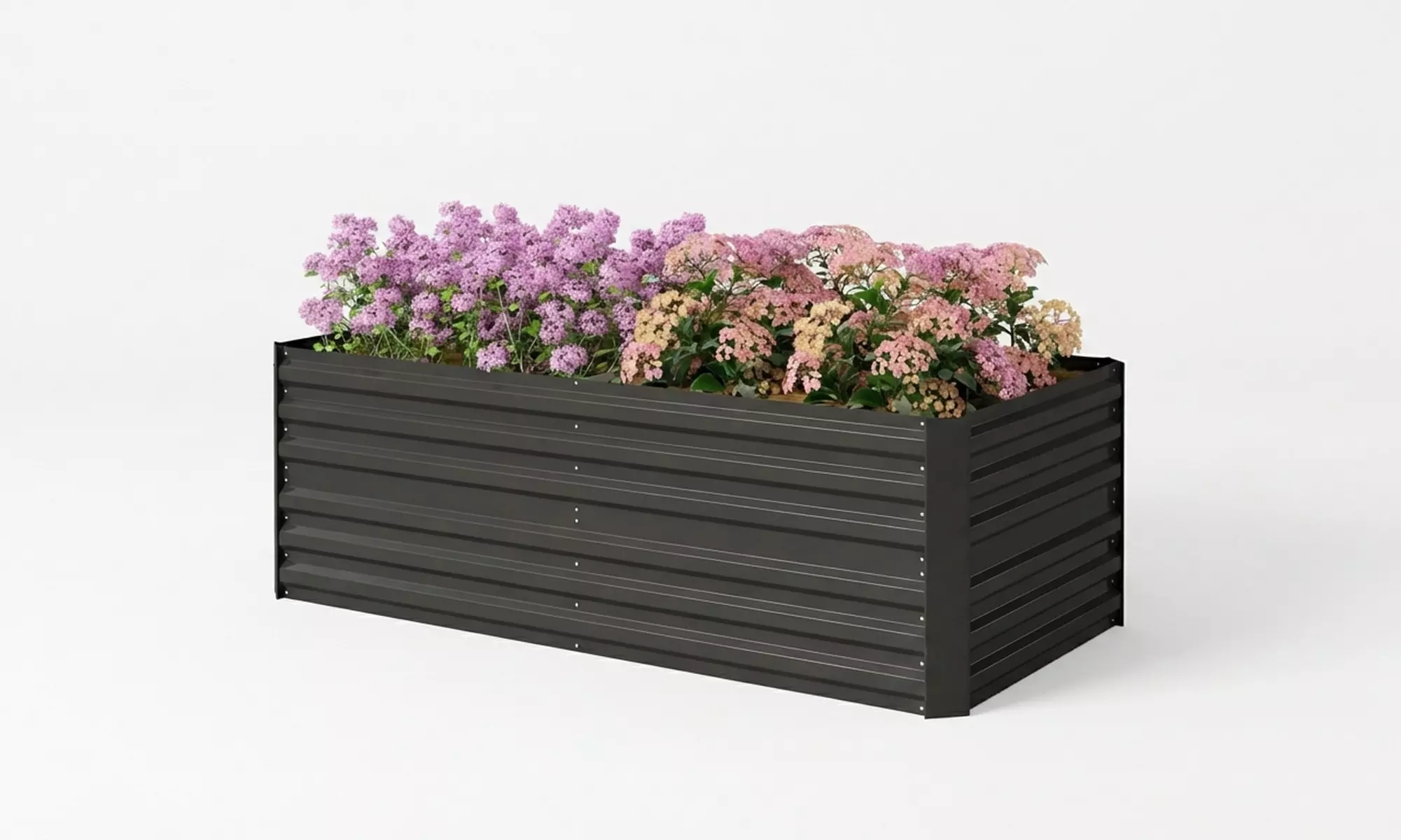 Galvanised Steel Raised Garden Planter Bed