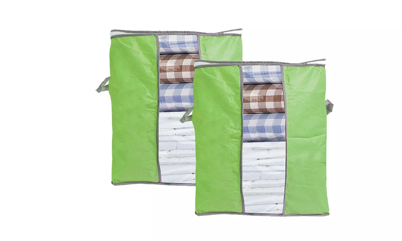 Non-Woven Clothes Storage Under-Bed Bins Foldable Closet Organizer Containers