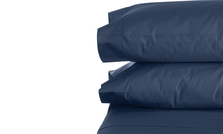 Image 7: 1800 Series Bamboo Feel Pillowcase Queen/Standard or King Set of 2 Pillowcases 