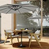 Image 10: 3M Cantilever Parasol with Base 
