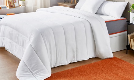 Vezeldekbed/dekbed Mijtbestendig Herfst-winter 300 Gsm Wit Alle Maten Verkrijgbaar Bed 160 180 240x220cm