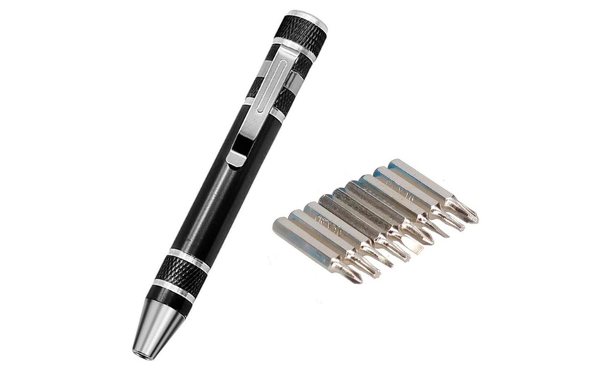 Image 6: Bolígrafo destornillador multifunción de precisión portátil 
