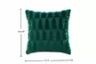 Set of 2 Christmas Tree Pillow Covers 18"x18" Pillow Cases Plush Faux Fur - Second Medium