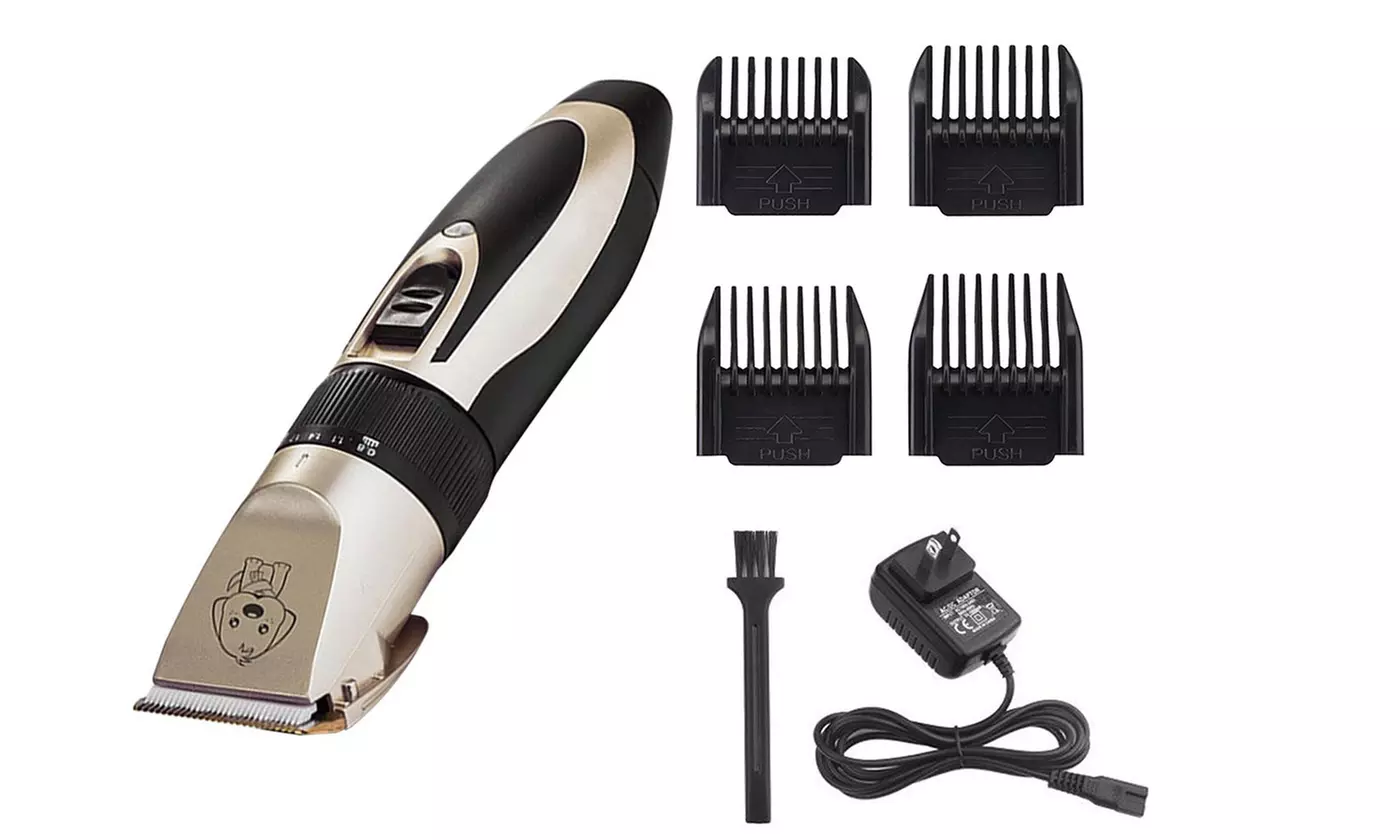 Electric Pet Dog Hair Trimmer Razor Rechargeable Grooming Clippers set