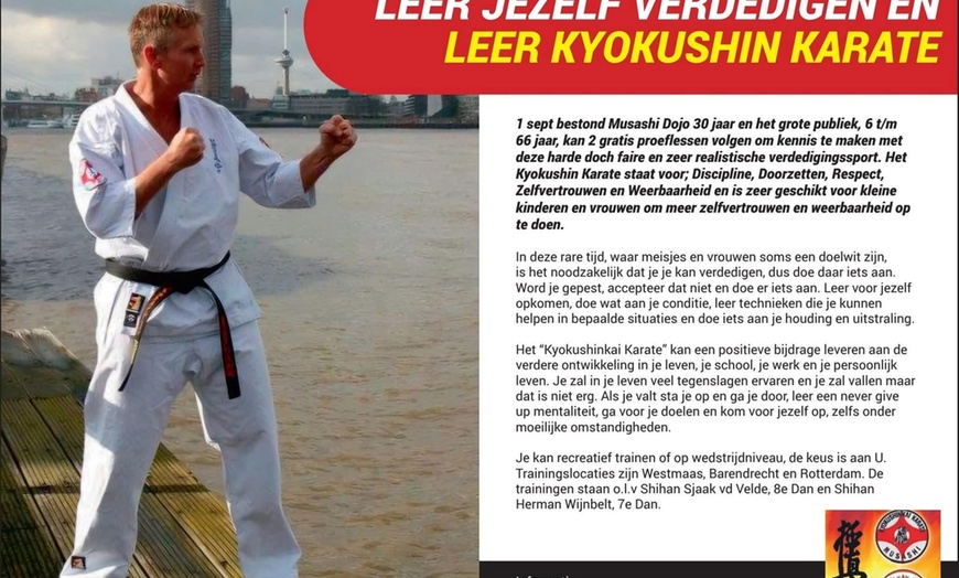 Image 2: Leer jezelf verdedigen met Kyokushin karate! Tot 67% korting
